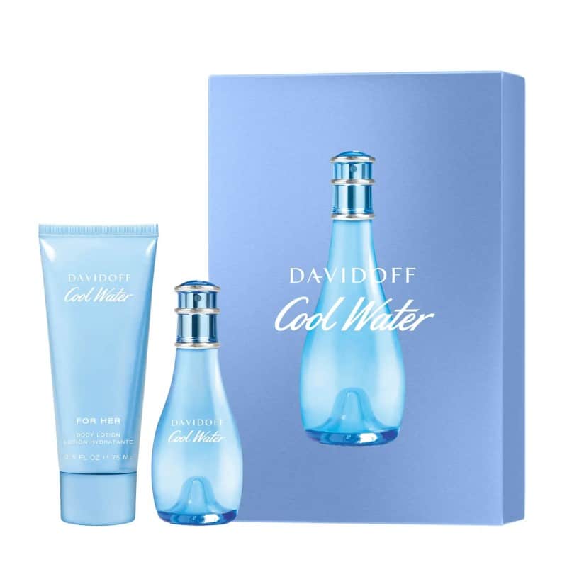 Davidoff Cool Water Woman EDT 30ml + Body Lotion 75ml Gift Set